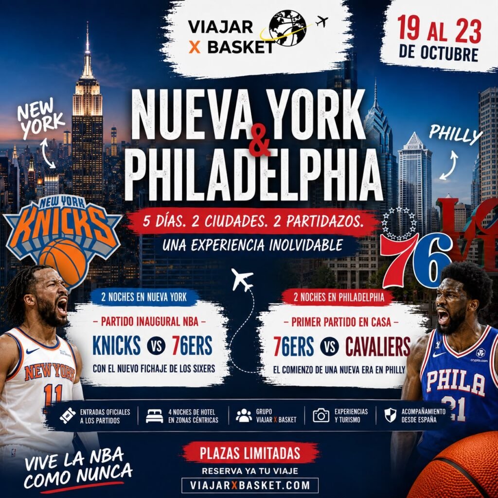 Cartel del viaje a Nueva York & Philadelphia