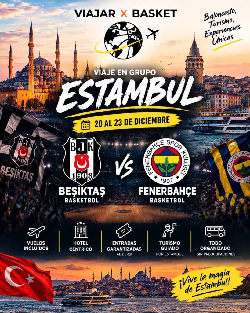 Cartel del viaje a Estambul